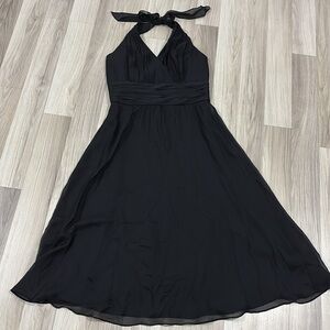 WHBM Silk Halter Dress